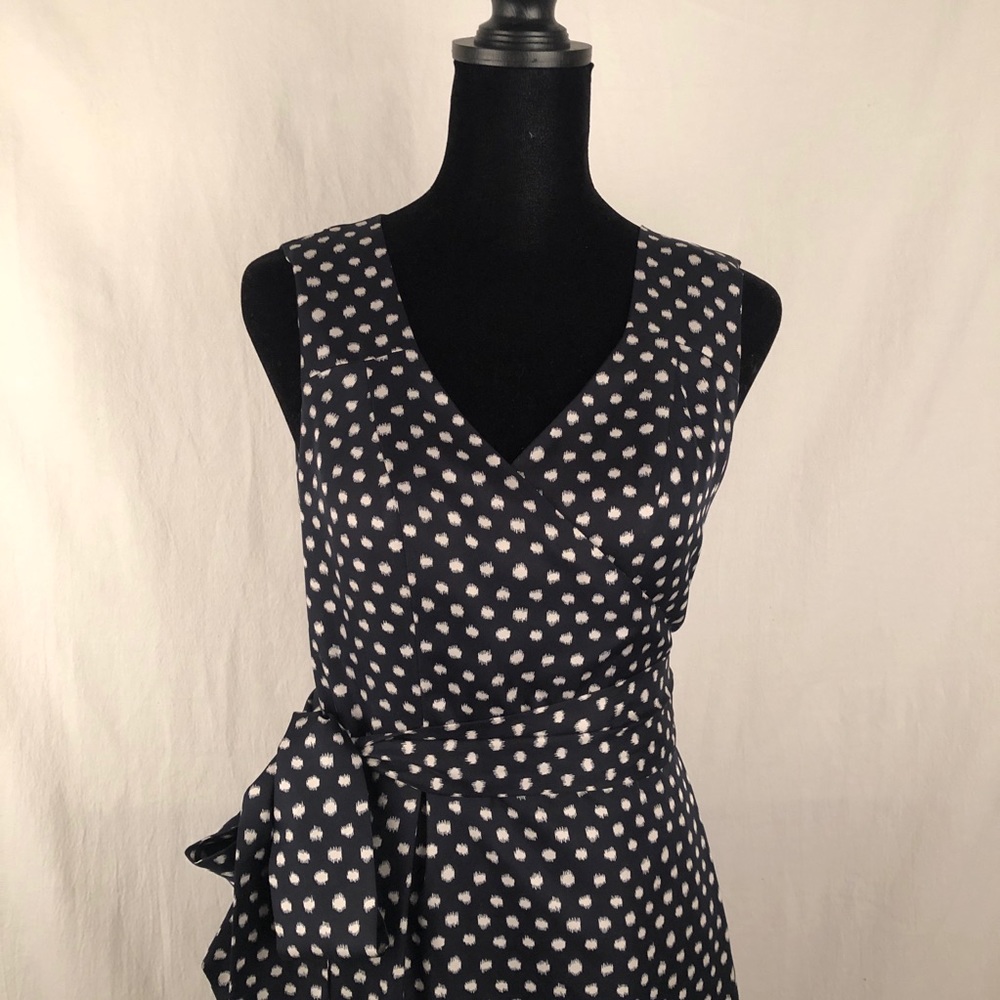 Dark Navy Wrap Dress